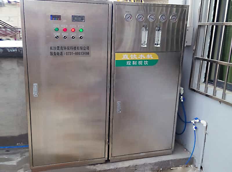 酒店净水处理系统安装案例
